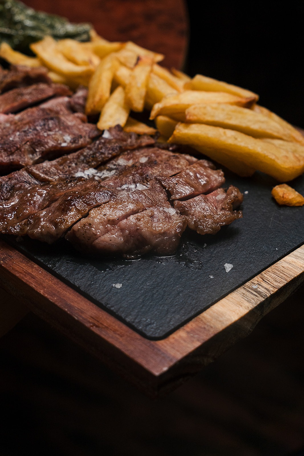 Entrecot con patatas